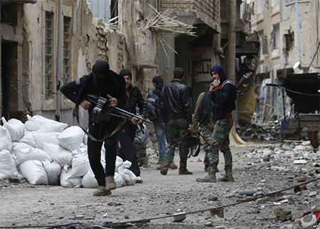 El pacto que permite a los rebeldes salir de Homs